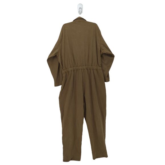 Good American Women 6 3XL Good Cinched Waist Jumpsuit Fog Green Utility NEW - Picture 7 of 8